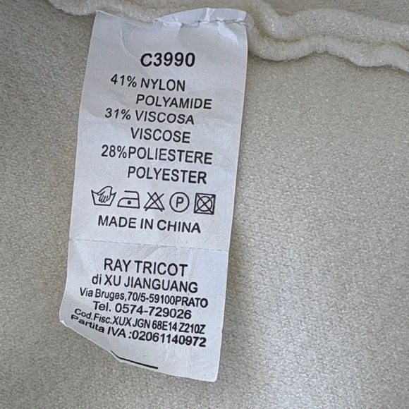 Elegant Cream Fringed Knit Blazer - Picture 8 of 11